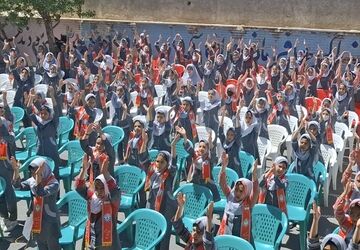 جشن سالروز سازمان دانش‌آموزی در شازند
