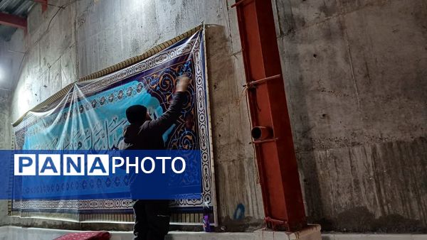 غبار روبی حرم امام زاده اسماعیل بابا امان بجنورد