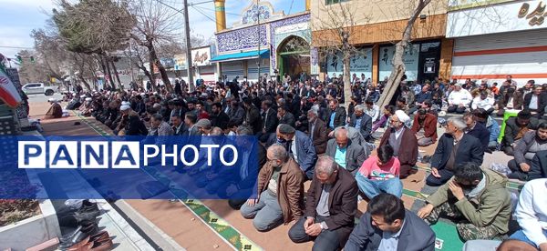 مردم شهرستان چناران با حضور گسترده در راهپیمایی روز قدس