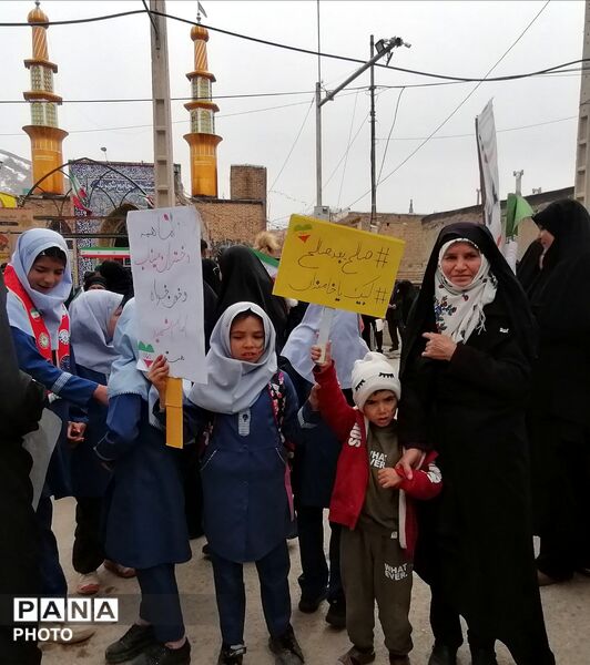 راهپیمایی روز جهانی قدس در شهر بار نیشابور
