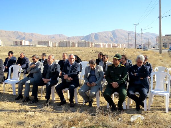 کلنگ‌زنی آموزشگاه ۱۲ کلاسه ناحیه ۲ گلستان شهر بجنورد 