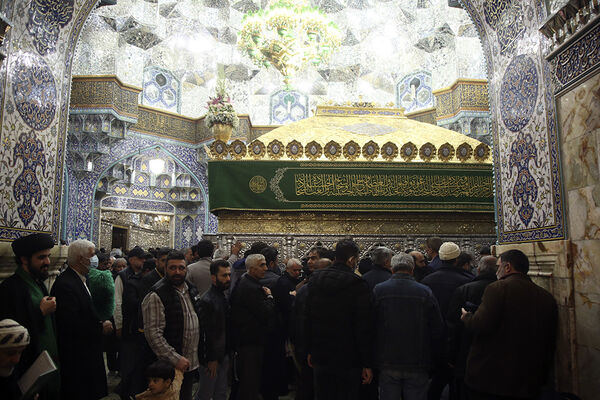 جشن عید مبعث در شب و روز بارانی حرم حضرت معصومه(س)