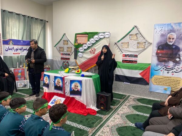 گرامیداشت پنجمین سالگرد شهادت سردار دلها در مدارس پردیس 
