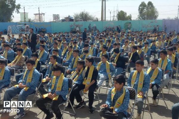 مراسم بازگشایی مدارس در شهر پرند