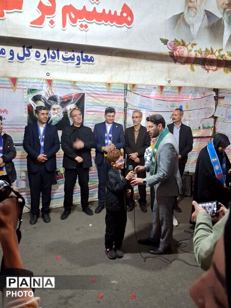موکب‌داری پیشتازان مرند در غرفه آموزش و پرورش