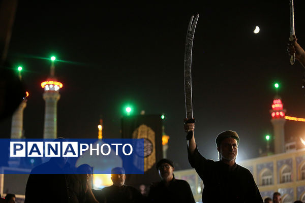 «مشق شمشیر» عزاداری سنتی نجفی‌های مقیم قم