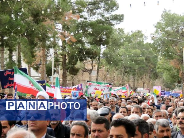 تجلی وحدت و همدلی در خلیل‌آباد؛ برگزاری باشکوه راهپیمایی ۲۲ بهمن