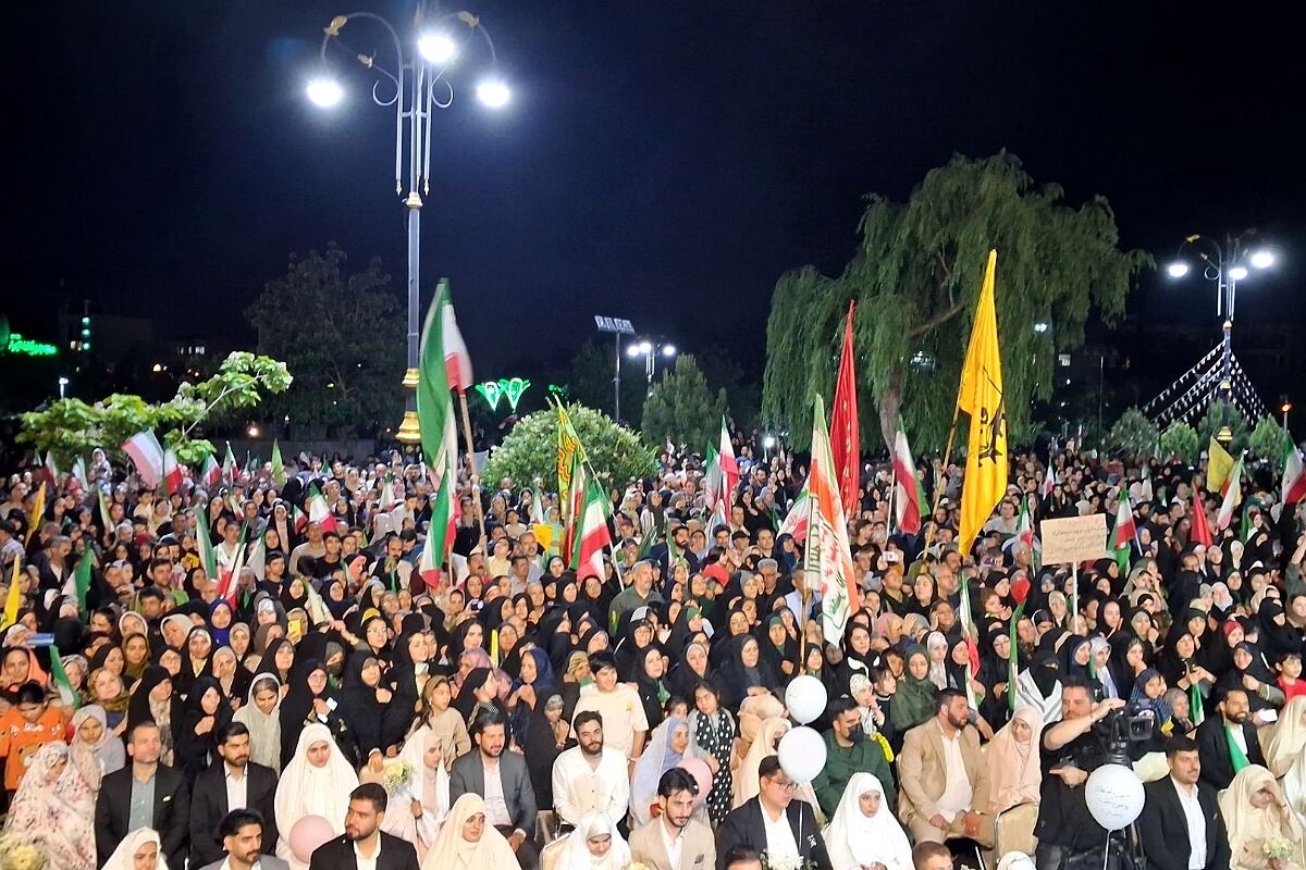 جشن ازدواج ساده ۴۷ زوج جوان؛ جلوه‌ای همانند پیوند آسمانی