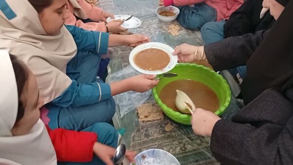 مراسم شهادت حضرت زهرا(س) در مدرسه سمیه کاشمر