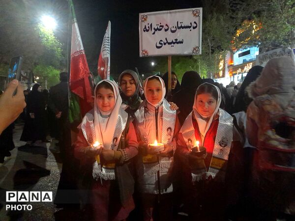 آیین چهلمین روز شهادت امام خامنه‌ای، میهمان دیار کهن نیشابور