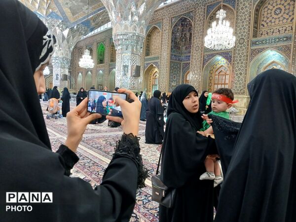 در حریم کوچکترین سرباز کربلا