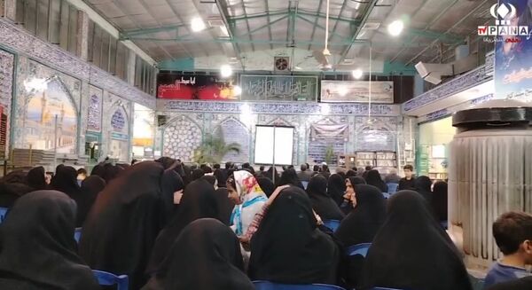 مراسم سوگواری شهادت حضرت فاطمه زهرا(س) در مدارس ابرکوه