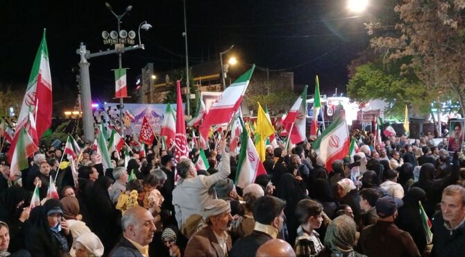 تجمع پرشور عزتمندان در خیابان‌های بجنورد