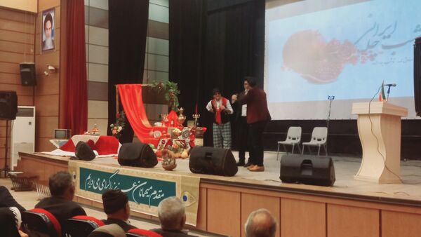 یلدای هنری با حضور هنرمندان در کانون ارشاد شهرستان خلیل آباد 