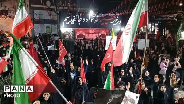 موج بی‌پایان وفاداری  مردم نظرآباد در صدو سی و سومین شب اجتماعات