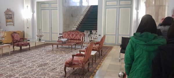 برگزاری اردوی دانش‌آموزان دبیرستان فرزانگان استعداد درخشان ملارد به کاخ سعدآباد