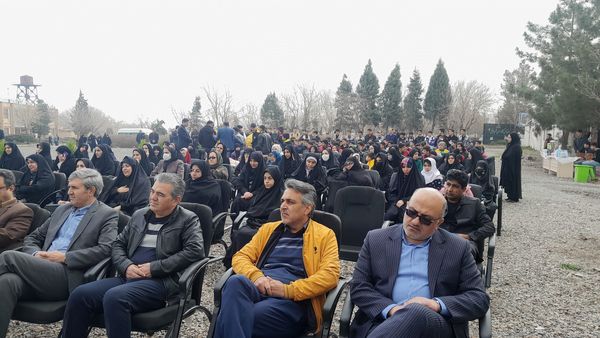 مراسم درختکاری در هنرستان استاد یوسفی مشهد 