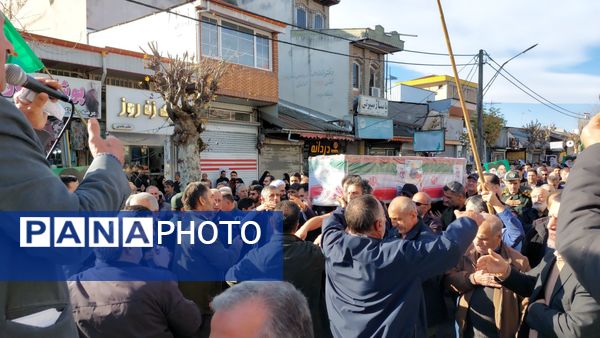 تشییع پیکر شهید مقاومت ملی در املش