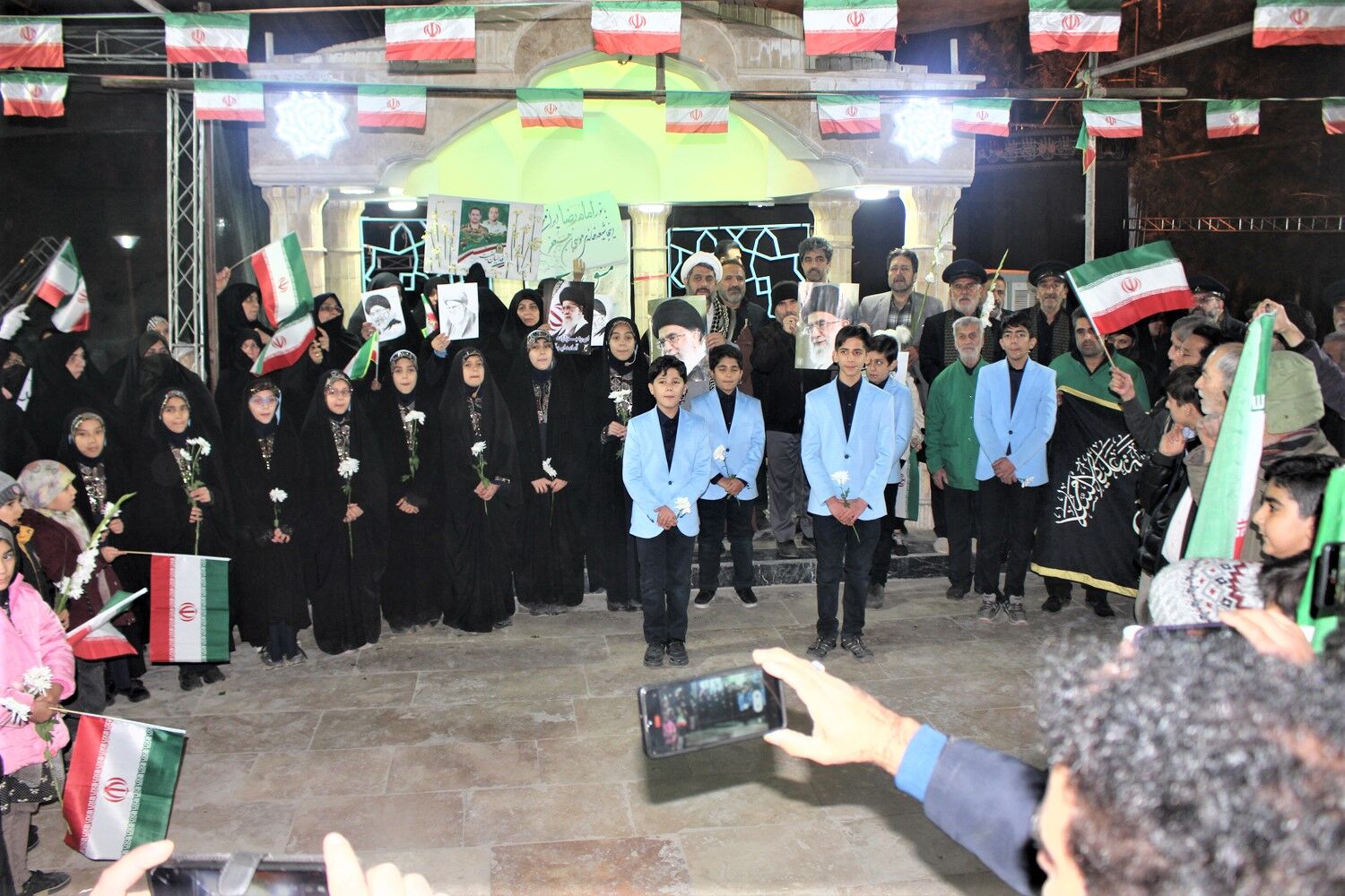 دسته عزاداری اهالی خیابان آذر قم در آستانه سالروز شهادت امام موسی کاظم(ع)