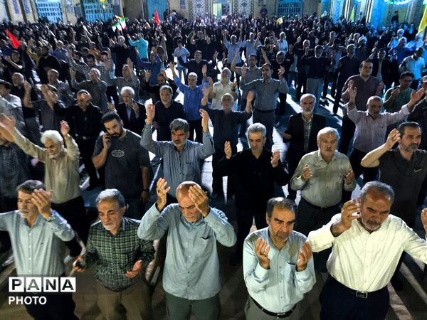 نود شب استقامت و پایداری مردم رجایی شهر کرج