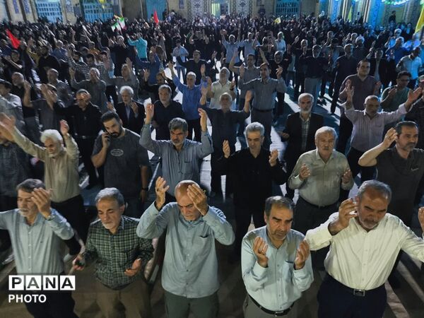 نود شب استقامت و پایداری مردم رجایی شهر کرج