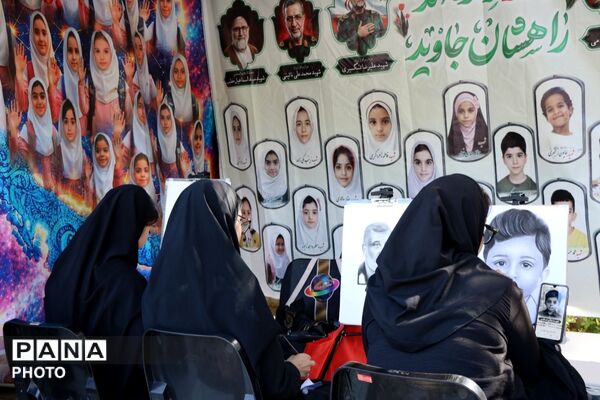 اولین سالگرد شهید کاظمی در بهشت رضا مشهد با حضور وزیر آموزش و پرورش