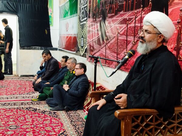 حضور پرشور مسئولان کاشمر در مراسم عزاداری شب سوم محرم روستای قلعه بالا