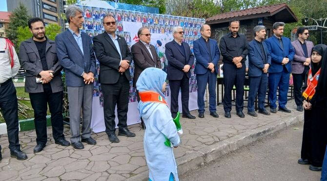 یادبودی به مناسبت چهلمین روز پر پر شدن گلهای میناب