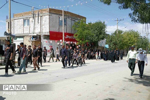 شهر راز غرق در سوگ اربعین؛ آیین باشکوه عزاداری حسینی با حضور گسترده مردم
