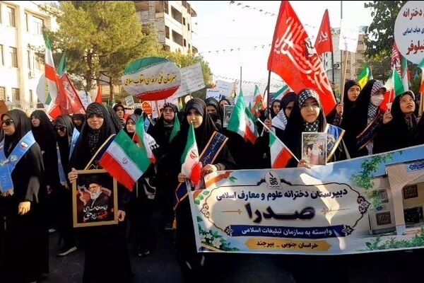 رزمایش جانفدایان ایران در شهرستان بیرجند