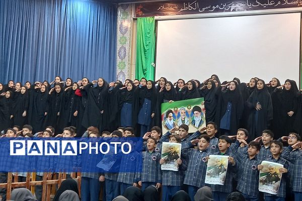 میثاق نسل سلیمانی‌ها در حرم مطهر امامزاده جعفر بن موسی الکاظم (ع) پیشوا