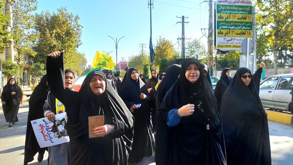 راهپیمایی ۱۳ آبان در قائمشهر