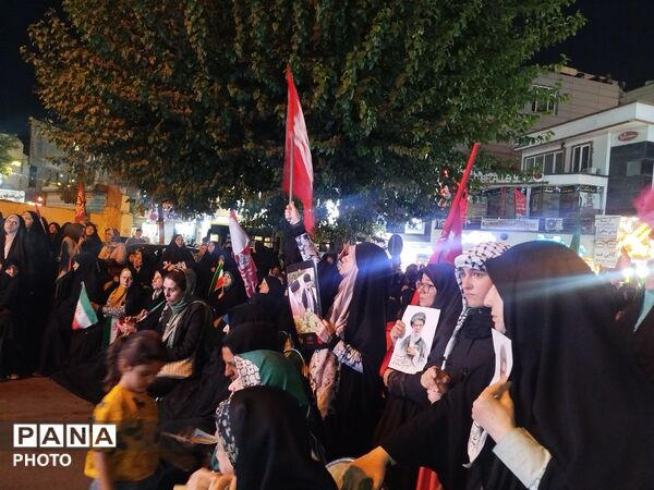 صد و هشتاد و دومین اجتماع مردم رجایی شهر در دفاع از وطن  