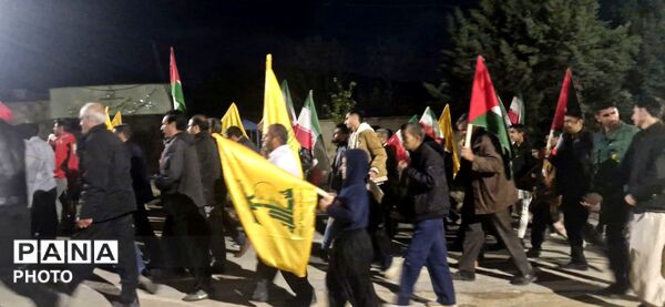 راهپیمایی گسترده در حمایت از جمهوری اسلامی ایران