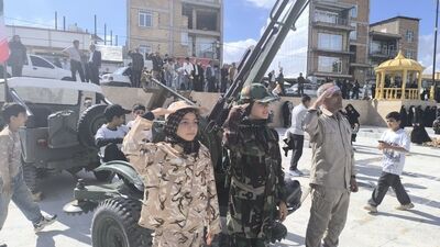 مراسم جان فدا برای ایران امام رضایی در شهرستان چرداول برگزار شد 