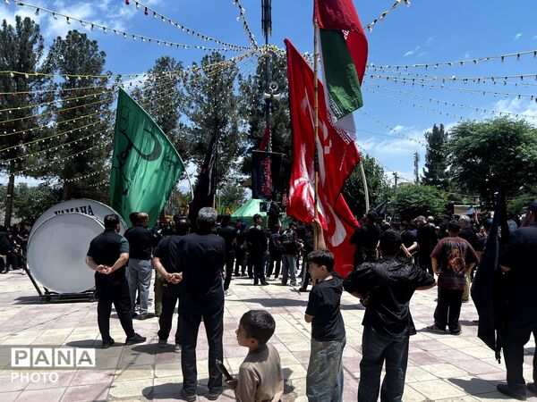 مراسم ظهر تاسوعا در شهرک ینگی امام  ساوجبلاغ