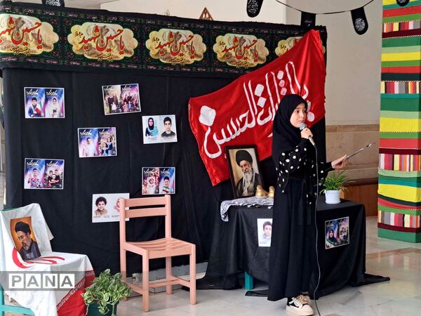 عزاداری کودکان عاشورایی در کانون پرورش فکری مرکز پردیسان قم