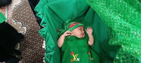 همایش بزرگ شیرخوارگان حسینی در شهر جعفریه