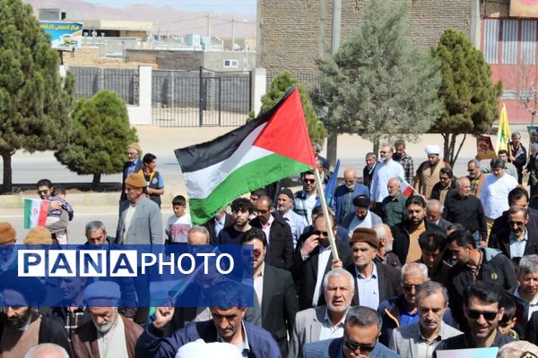 راهپیمایی روزجهانی قدس در شهر درق