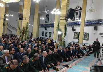 تشییع پیکر مطهر شهدا در شهرستان کوهدشت