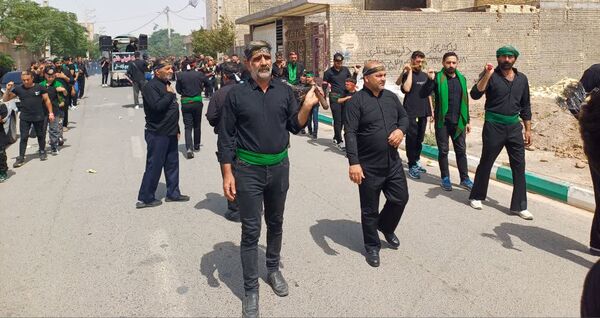 عزاداری در روستای مومن آباد قم