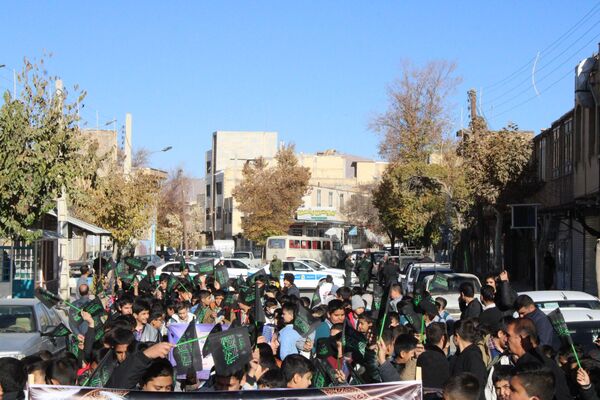 دسته عزاداری نوگلان فاطمی در شهرستان بن 