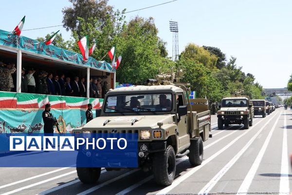 مراسم رژه روز ارتش در شیراز
