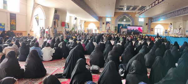 برگزاری همایش بزرگ بسیج در مصلی امام خامنه‌ای شیروان