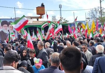 رزمایش بزرگ جانفدا برای ایران امام رضایی در شهر ایلام
