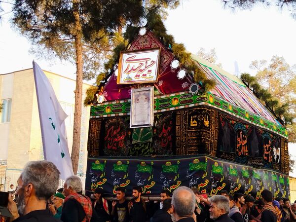 مراسم دسته بنی اسد در کاشمر