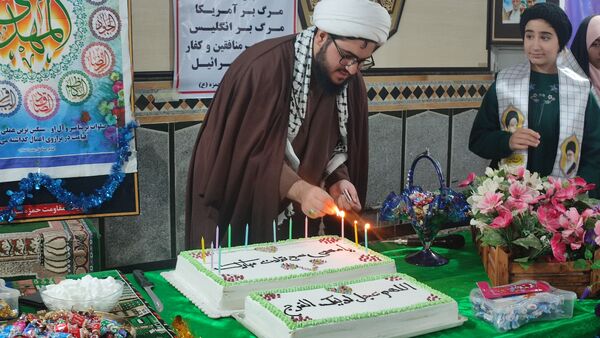 جشن نیمه شعبان در امامزاده سید حمزه قائمشهر