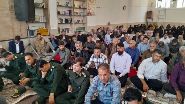 مراسم گرامیداشت شهدای بمباران هوایی شهرستان ایوانغرب