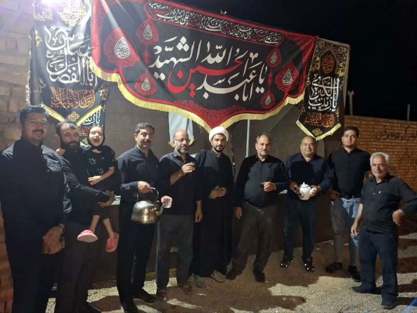 برپایی موکب به همت خادمان مردمی در خلیل آباد