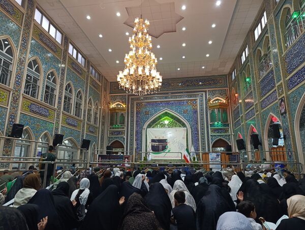 قرائت دعای پر فیض روز عرفه در تکیه ابوالفضلی نیشابور